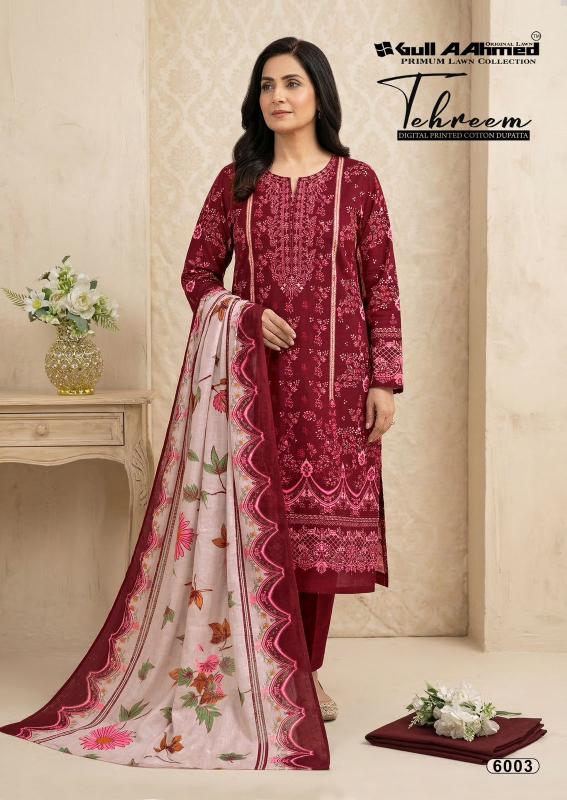 Gull aahmed tehreem vol- 6 dress material wholesale shops in hyderabad